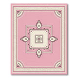 Traditional Persian Ornate Pink Persian Medallion Area Rug