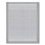 Black White Geometric Grid No. 23 Area Rug