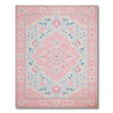 Pink Floral Vintage No. 9 Area Rug