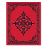 Ornate Red Persian Mandala Rug
