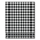 Rustic Farmhouse Black and White Bold Black White Buffalo Check Area Rug