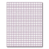 Purple EKG Heartbeat Graph Grid Area Rug
