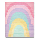 Pastel Rainbow Arch Area Rug