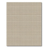 Beige Gingham Check Beige and Neutral Area Rug