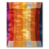 Vibrant Multi-Color Striped Area Rug