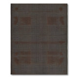 Modern Grid Grey Geometric Area Rug