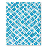 Geometric Modern Teal Geometric Lattice Area Rug