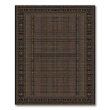 Heritage Tribal Black Gold Geometric Lattice Area Rug