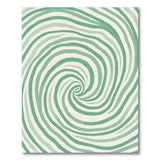 Green Abstract Area Hypnotic Green Swirl Abstract Area Rug