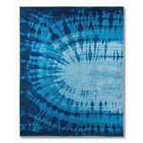 Radiant Navy Tie-Dye Area Rug