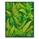 Lush Fern Forest Area Rug