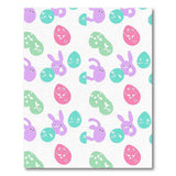 Pastel Easter Bunny Egg Kids Cartoon Rug