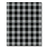 Black Gray Buffalo Check Area Rug