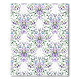 Purple Floral Vintage Purple Area Rug