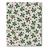 Multi-color and Patterns Festive Holly Berry Leaf Pattern Area Rug