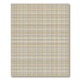 Rustic Farmhouse Brown and Tan Brown Tan Plaid Checkered Area Rug