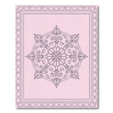 Pink Pink Ornate Persian Medallion Rug
