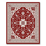 Ornate Medallion Red Ornate Red Persian Medallion Area Rug