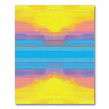 Multi-color and Patterns Geometric Modern Vibrant Multi-Color Striped Geometric Area Rug