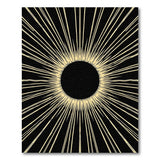 Golden Sunburst Eclipse Area Rug