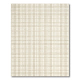 Rustic Farmhouse Beige Checkered Plaid Area Rug