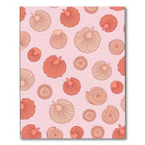 Coastal Beach Pink Seashell Coastal Area Rug