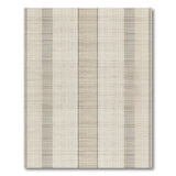 Beige Striped Textured Woven Area Rug