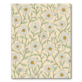 Beige Daisy Floral Vintage Area Rug