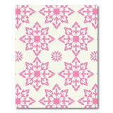 Pink Starburst Floral Area Rug