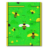 Playful Bumblebee Meadow Area Rug