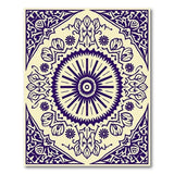 Purple Mandala Traditional Persian Area Rug