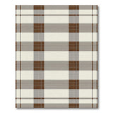 Rustic Farmhouse Brown Tan Plaid Rustic Farmhouse Area Rug