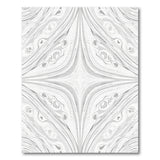 Grey Swirling Abstract Area Rug