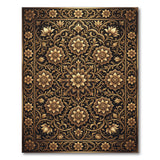 Luxurious Gold Mandala Floral Area Rug