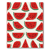Watermelon Slice Repeating Pattern Area Rug