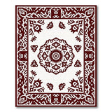 Medallion Red Traditional Persian Medallion Area Rug