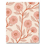 Pink Pink Daisy Floral Vintage Area Rug