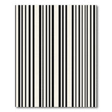 Bold Black White Vertical Stripe No. 30 Area Rug