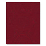 Red Geometric Swirl Area Rug