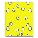 Sunny Fried Eggs Yellow Area Rug