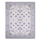 Purple Floral Persian No. 2 Area Rug