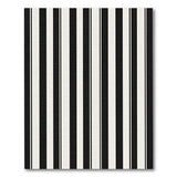 Bold Black White Striped No. 72 Area Rug