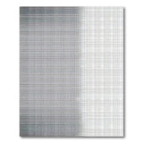 Black and White Black White Halftone Dot Gradient Area Rug