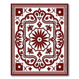 Traditional Persian Intricate Red Persian Floral Area Rug