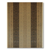 Zebra Stripe Area Rug in Black and Tan