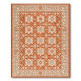 Terracotta Persian Medallion Area Rug