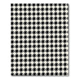 Geometric Modern Black and White Classic Houndstooth Black White Area Rug