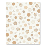 Boho Beige Yarn Balls Butterflies Rug