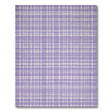 Purple Plaid Check Area Rug