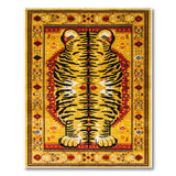 Majestic Tiger Tribal Area Rug